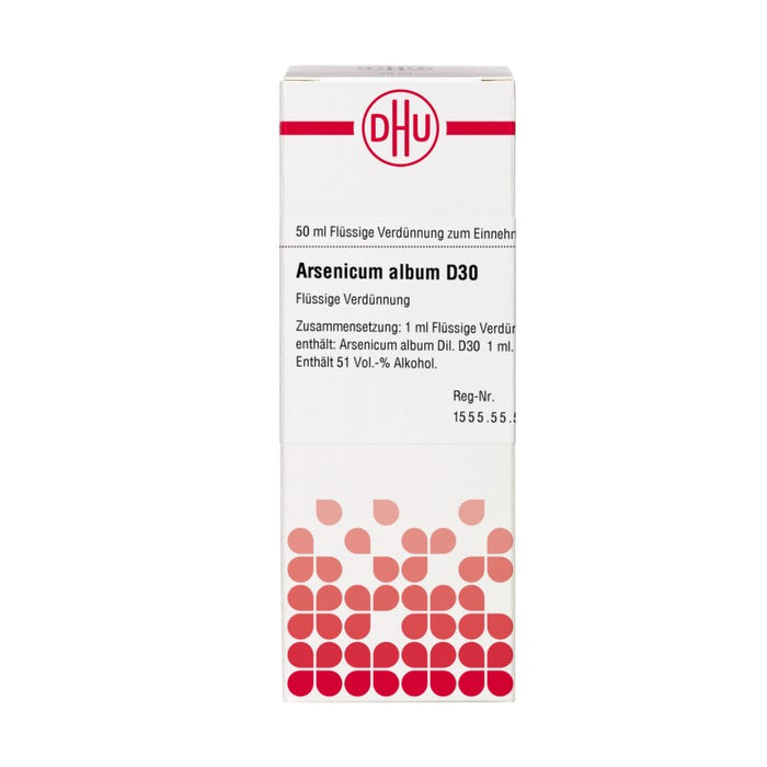 DHU Arsenicum album D30 Dilution, 50 ml Lösung