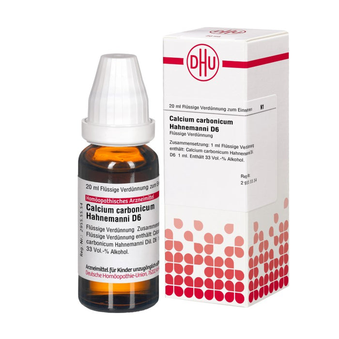 DHU Calcium carbonicum Hahnemanni D6 Dilution, 20 ml Lösung