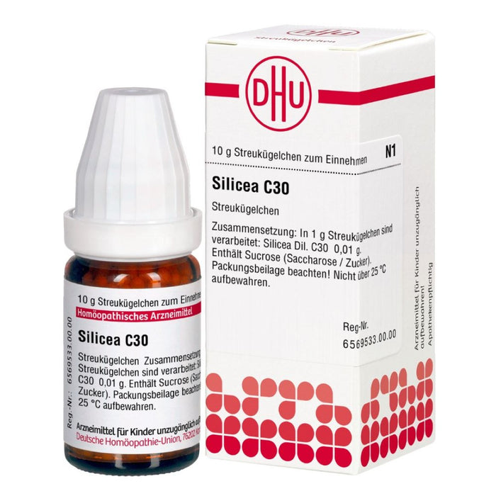 DHU Silicea C30 Streukügelchen, 10 g Globuli