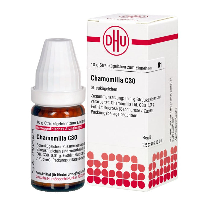 DHU Chamomilla C30 Streukügelchen, 10 g Globuli
