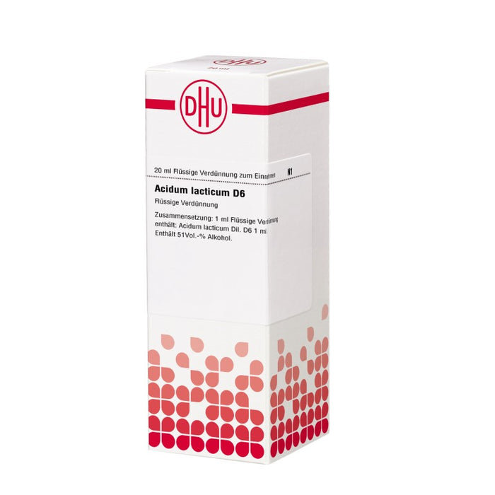 DHU Acidum lacticum D6 Dilution, 20 ml Lösung