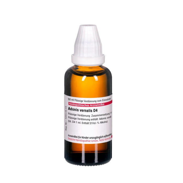 DHU Adonis vernalis D4 flüssige Verdünnung, 50 ml Lösung