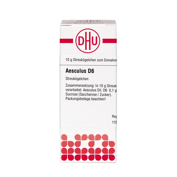 DHU Aesculus D6 Streukügelchen, 10 g Globuli