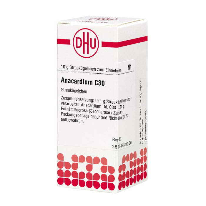 DHU Anacardium C30 Streukügelchen, 10 g Globuli