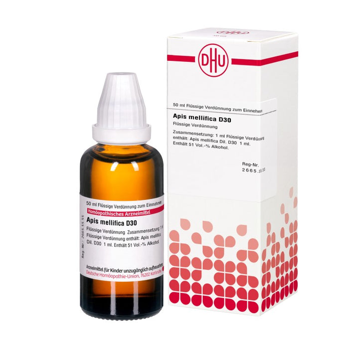 DHU Apis mellifica D30 Dilution, 50 ml Lösung