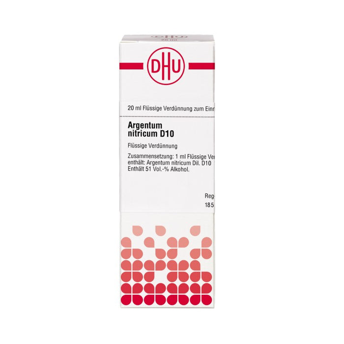 DHU Argentum nitricum D10 Dilution, 20 ml Lösung