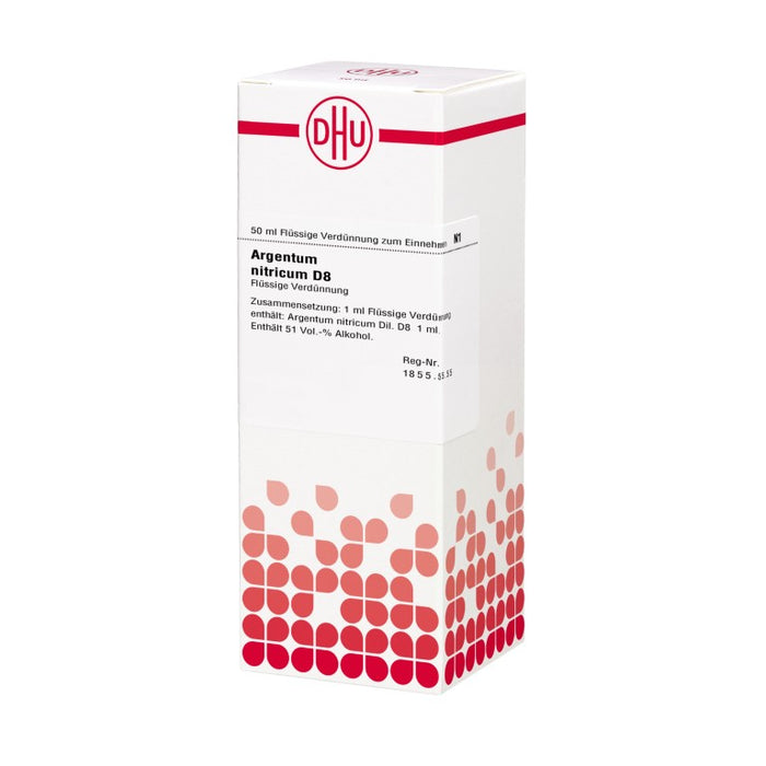 DHU Argentum nitricum D8 Dilution, 50 ml Lösung