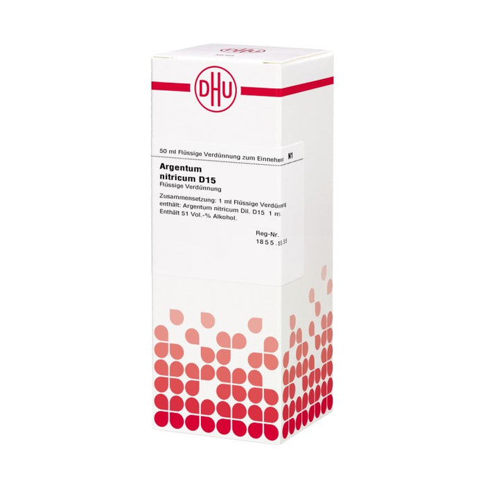 DHU Argentum nitricum D15 Dilution, 50 ml Lösung