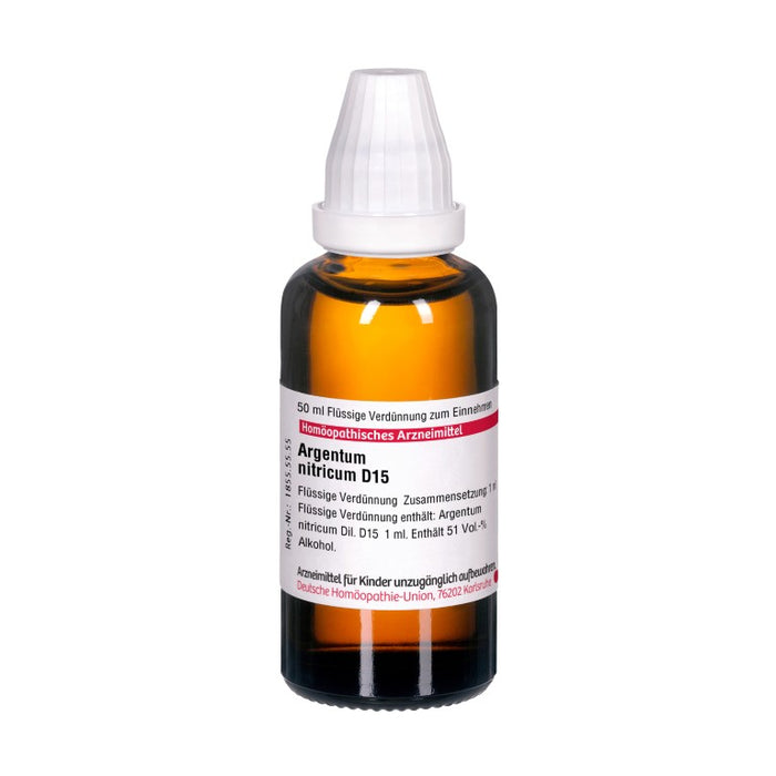 DHU Argentum nitricum D15 Dilution, 50 ml Lösung