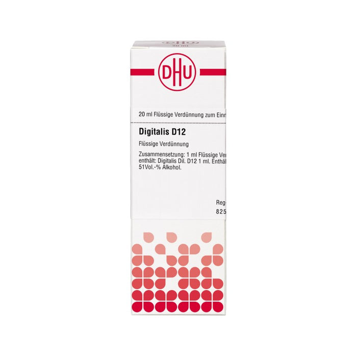 Digitalis D12 DHU Dilution, 20 ml Lösung