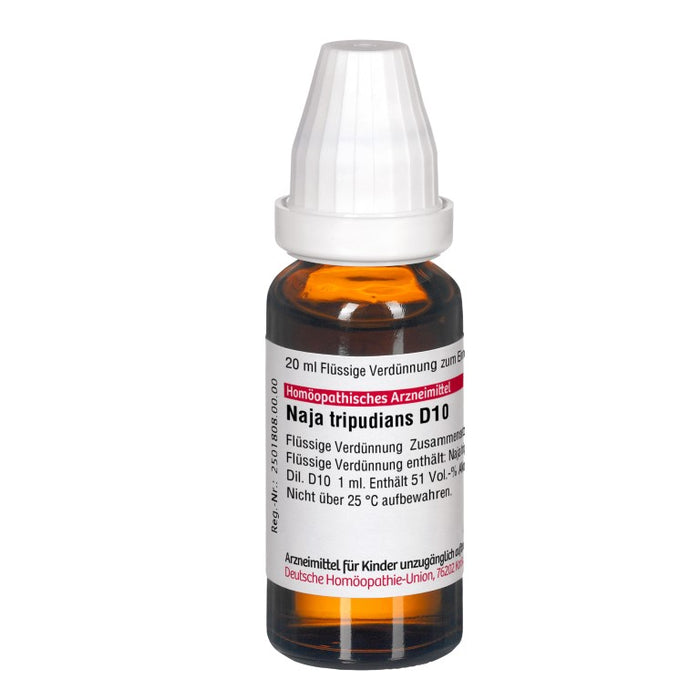 Naja tripudians D10 DHU Dilution, 20 ml Lösung