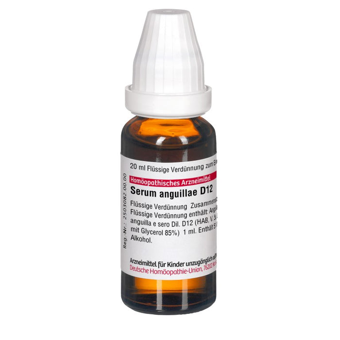 DHU Serum anguillae D12 Dilution, 20 ml Lösung