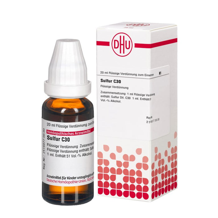 DHU Sulfur C30 Dilution, 20 ml Lösung