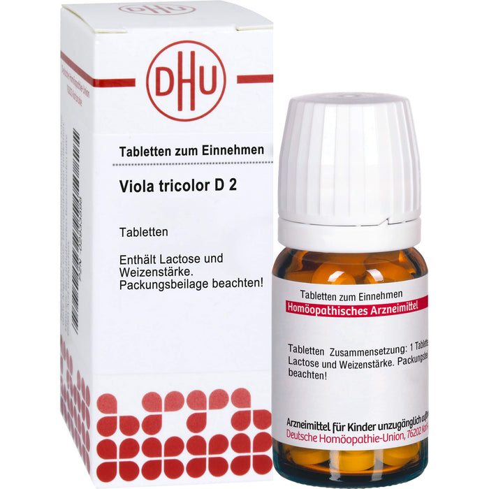 Viola tricolor D2 DHU Tabletten, 80 St. Tabletten
