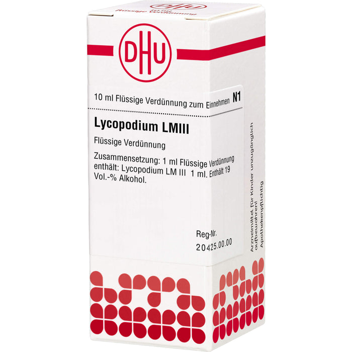 DHU Lycopodium LM III Dilution, 10 ml Lösung