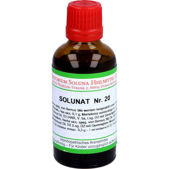 Solunat Nr. 20 Tropfen, 50 ml TRO