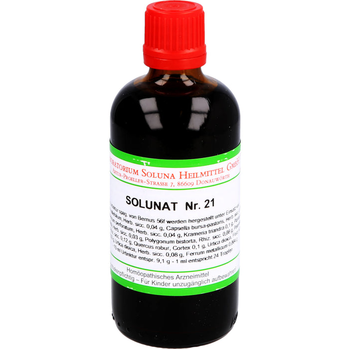 Solunat Nr. 21 Tropfen, 100 ml TRO