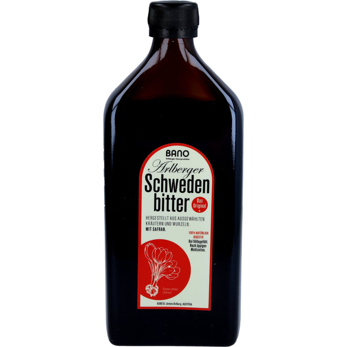 BANO Arlberger Schwedenbitter Digestiv, 500 ml Solution