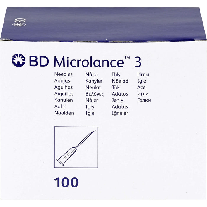 BD Microlance 3 Kanülen 23 G 1/4 0,6 x 30 mm, 100 St. Kanülen