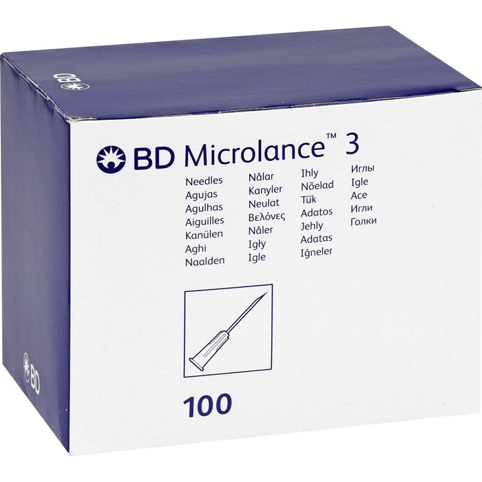 BD Microlance 3 Kanülen 23 G 1/4 0,6 x 30 mm, 100 St. Kanülen