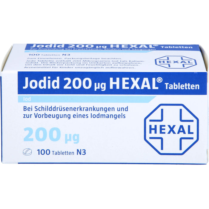 Jodid 200 µg HEXAL Tabletten, 100 St. Tabletten