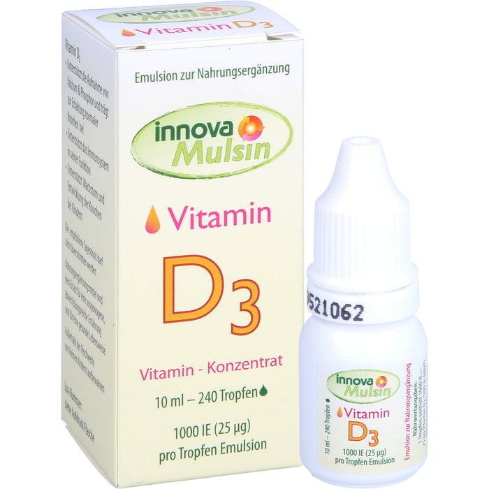 Innova Mulsin Vitamin D3 Lösung, 10 ml Lösung