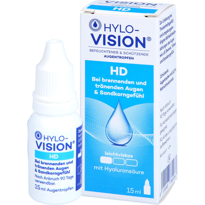 Hylo-Vision HD Augentropfen, 15 ml Lösung