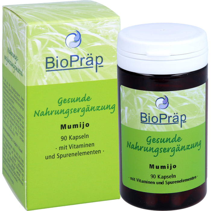 BioPräp Mumijo 200 mg Kapseln mit Vitaminen und Spurenelementen, 90 St. Kapseln