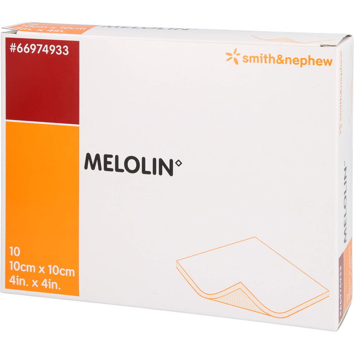 MELOLIN 10X10 WUNDAUFLAGE STERIL, 10 St VER