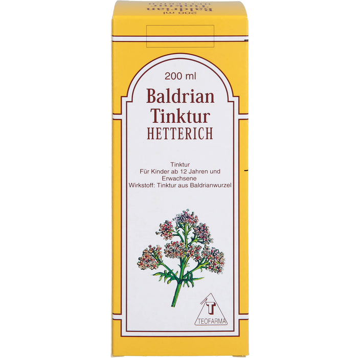 HETTERICH Baldrian Tinktur, 200 ml Lösung