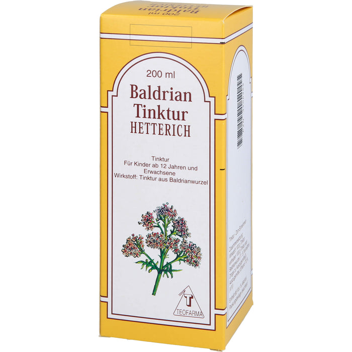 HETTERICH Baldrian Tinktur, 200 ml Lösung