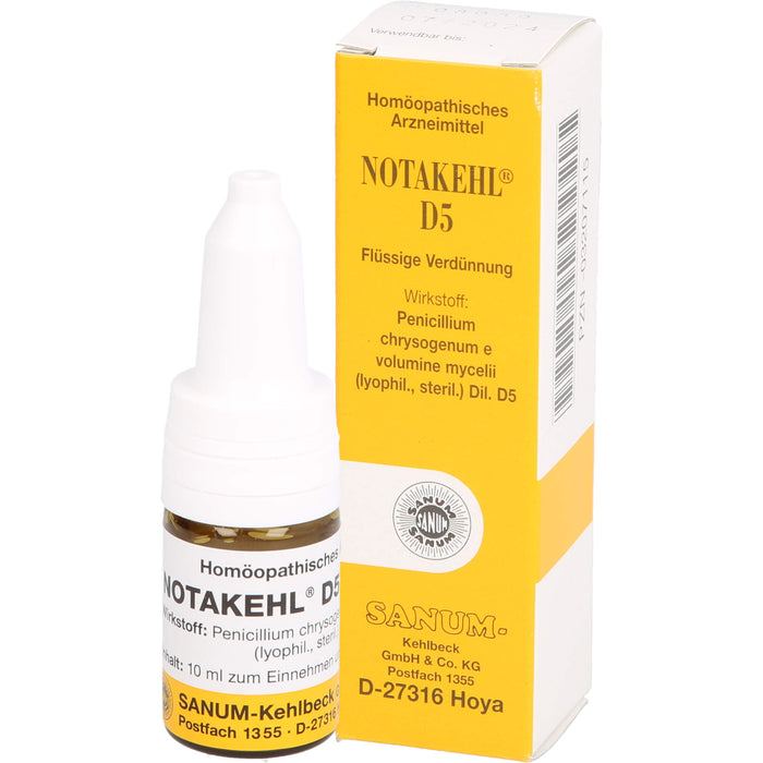 NOTAKEHL D5 flüssige Verdünnung, 10 ml Lösung