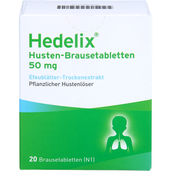 Hedelix Husten-Brausetabletten, 50 mg, 20 St. Tabletten