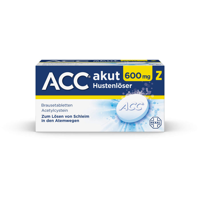 ACC akut 600 mg Z Hustenlöser Brausetabletten, 20 pcs. Tablets