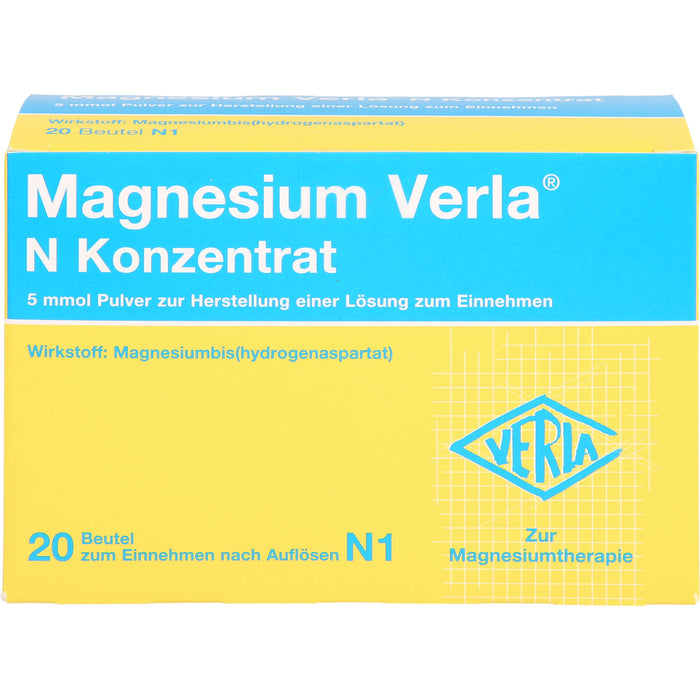 Magnesium Verla N Konzentrat Pulver, 20 St. Beutel