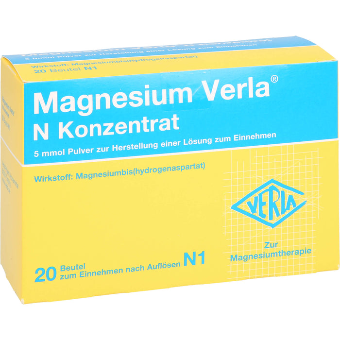 Magnesium Verla N Konzentrat Pulver, 20 St. Beutel