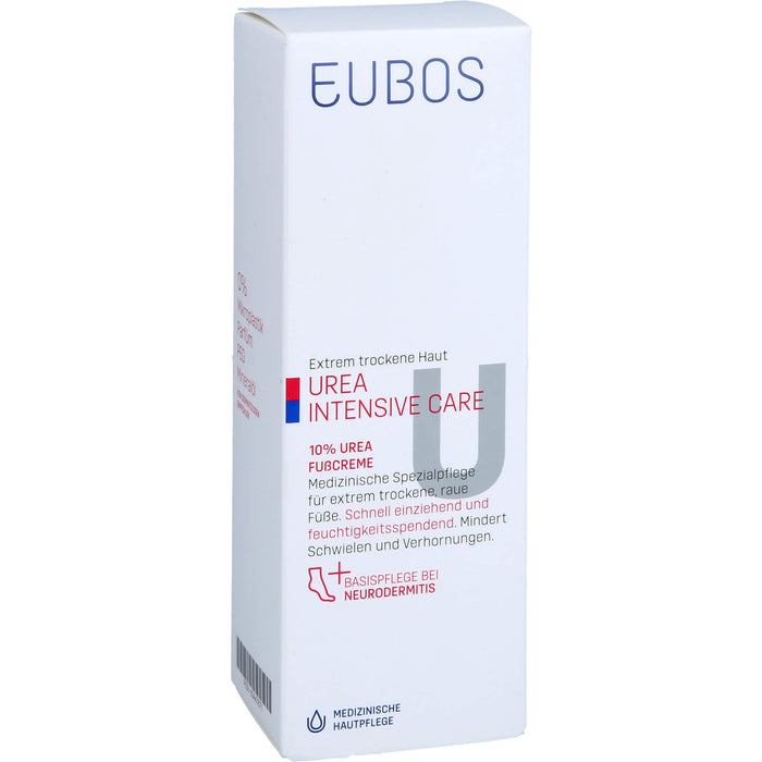 EUBOS Trockene Haut Urea 10% Fußcreme, 100 ml Creme