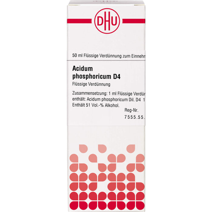 DHU Acidum phosphoricum D4 Dilution, 50 ml Lösung