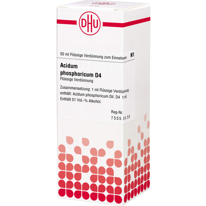 DHU Acidum phosphoricum D4 Dilution, 50 ml Lösung