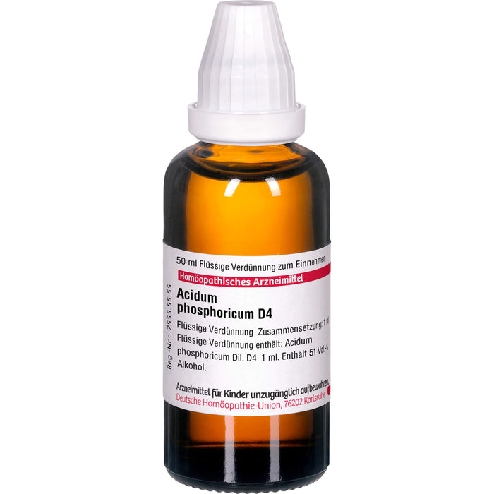 DHU Acidum phosphoricum D4 Dilution, 50 ml Lösung