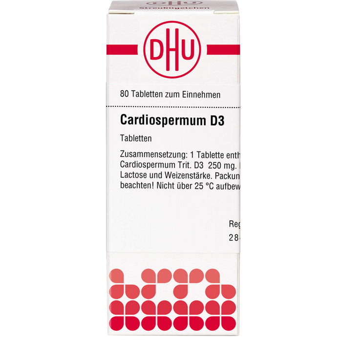 DHU Cardiospermum D3 Tabletten, 80 St. Tabletten