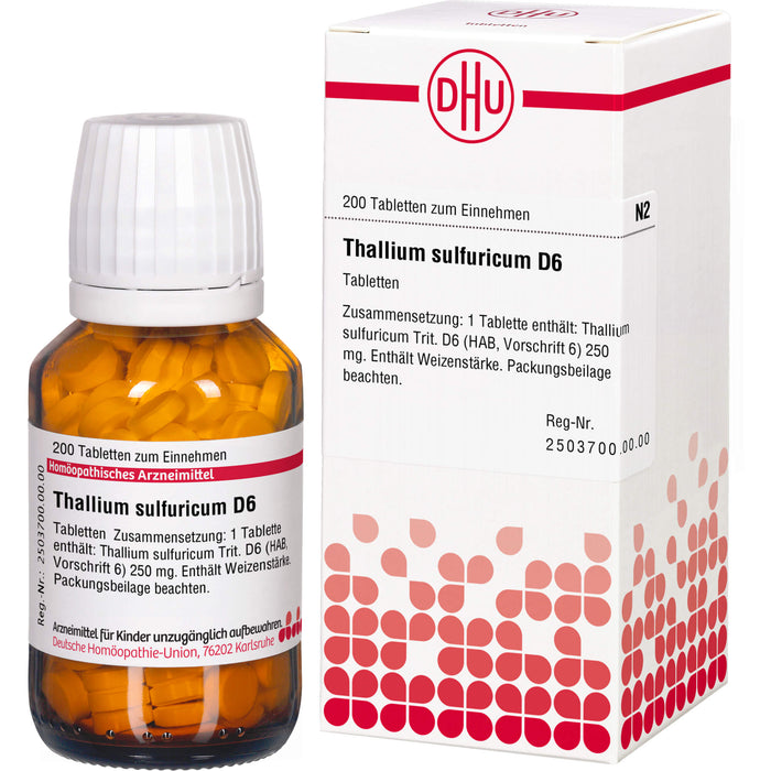 Thallium sulfuricum D6 DHU Tabletten, 200 St. Tabletten