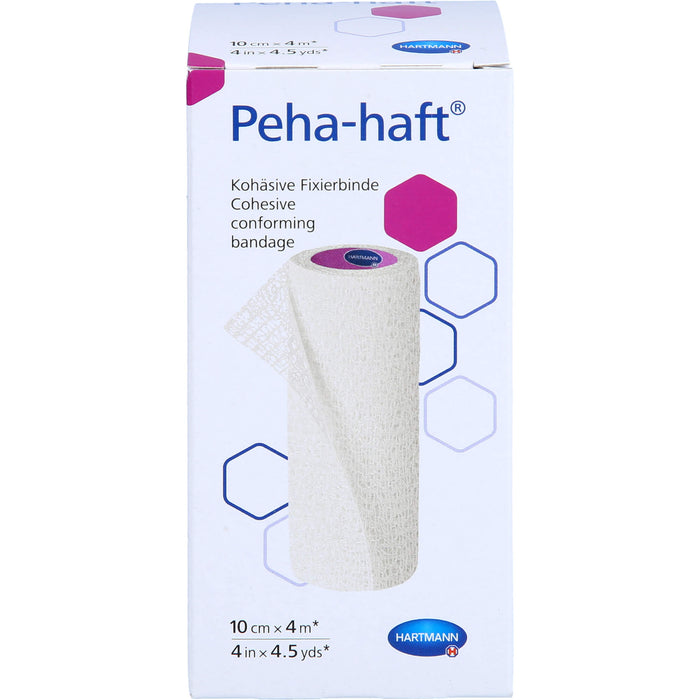 Peha-haft Latexfrei Fixierbinde 10cmx4m, 1 St. Packung