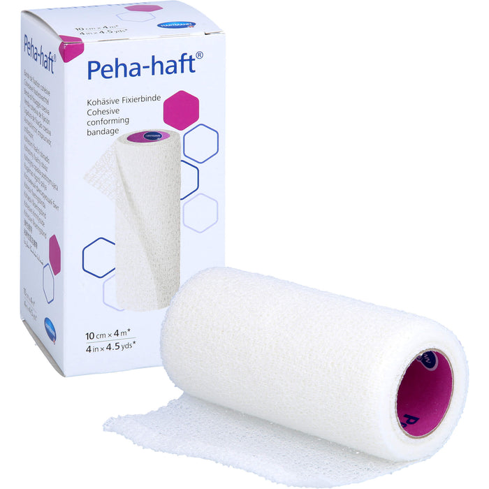 Peha-haft Latexfrei Fixierbinde 10cmx4m, 1 St. Packung