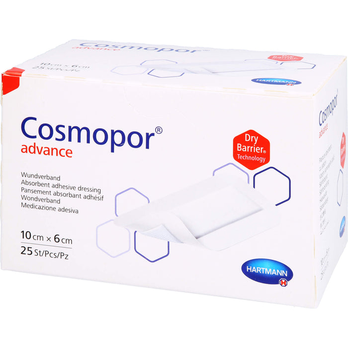 Cosmopor Advance 10x6cm, 25 St PFL