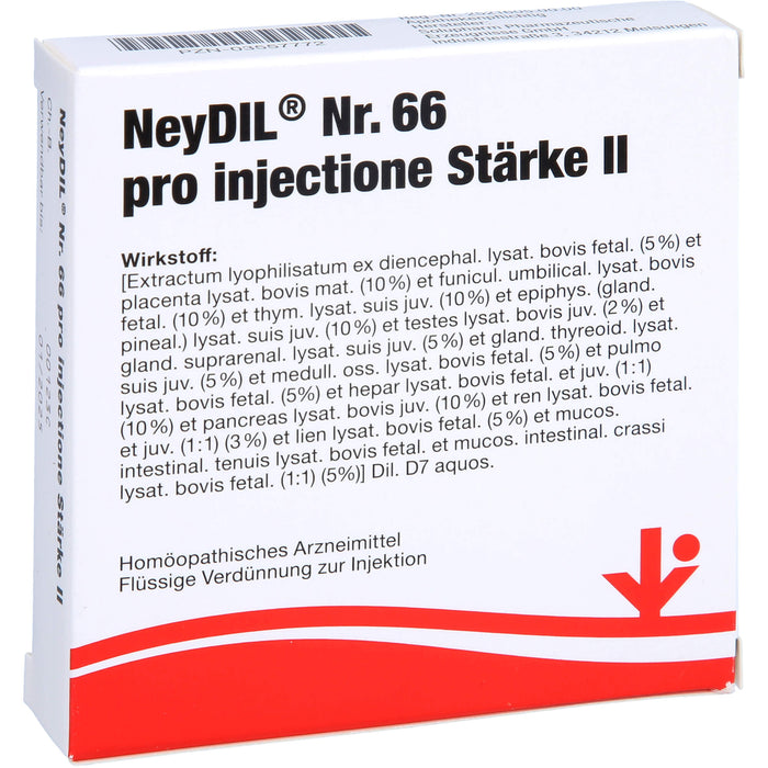 NeyDil Nr. 66 pro injectione St. II Amp., 5 ml Lösung