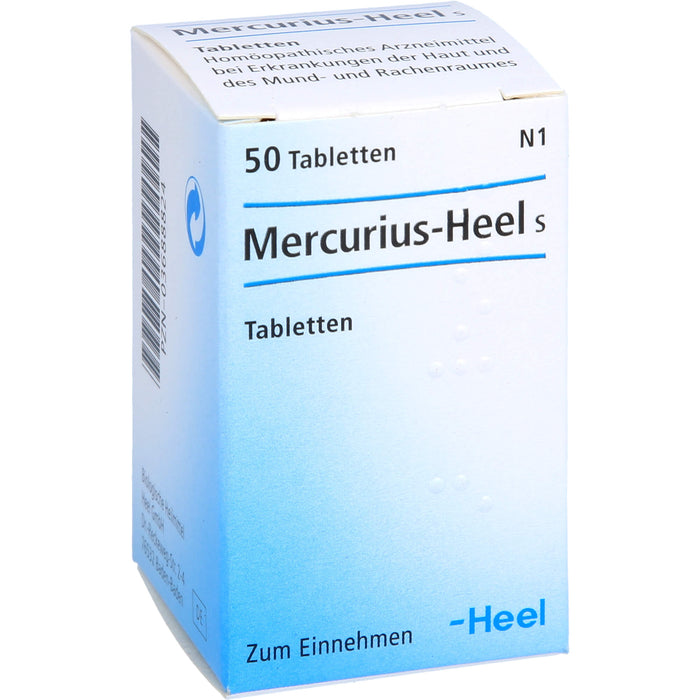 Mercurius-Heel S Tabletten bei Erkrankungen der Haut und des Mund- und Rachenraumes, 50 St. Tabletten