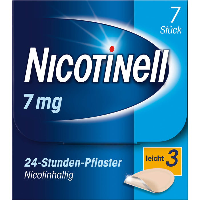 Nicotinell 7 mg/24-Stunden-Pflaster (bisher 17,5 mg) Stärke 3 (leicht), 7 St. Pflaster