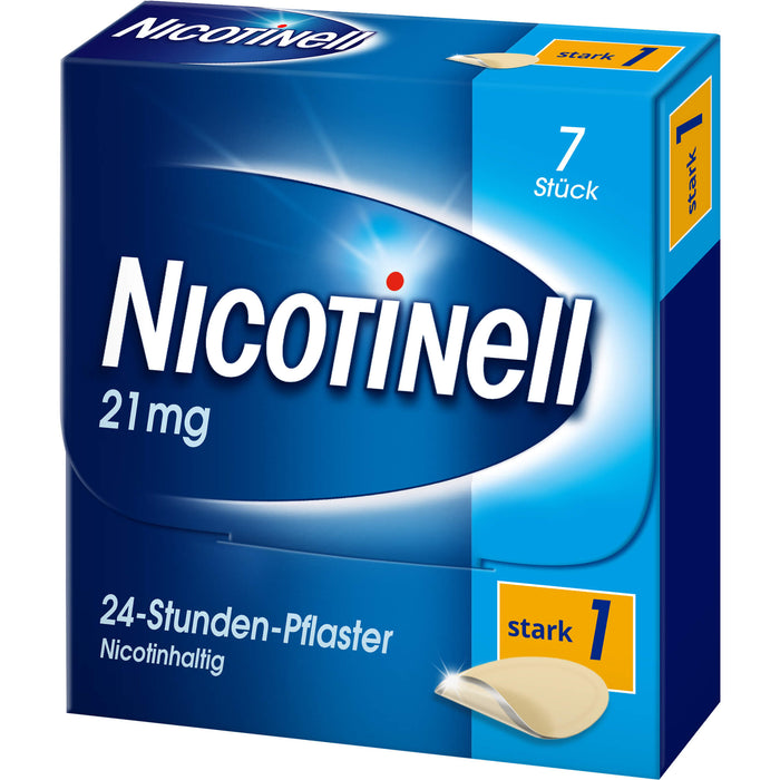 Nicotinell 21 mg 24-Stunden-Pflaster zur Raucherentwöhnung, 7 St. Pflaster