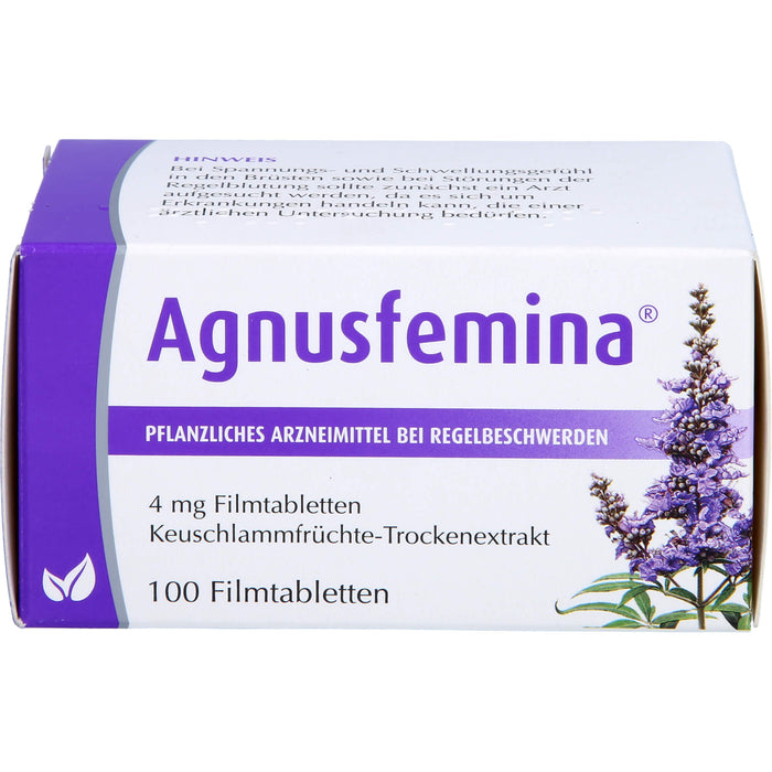 Agnusfemina 4 mg Filmtabletten bei Regelbeschwerden, 100 St. Tabletten